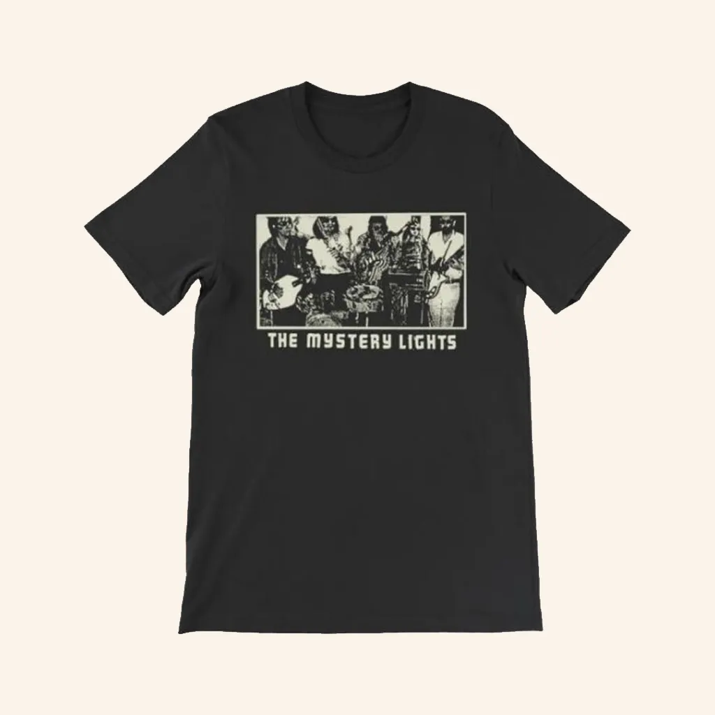 Pdoom Records Merch The Mystery Lights TML Black TShirt Christmas Gifts For Guys