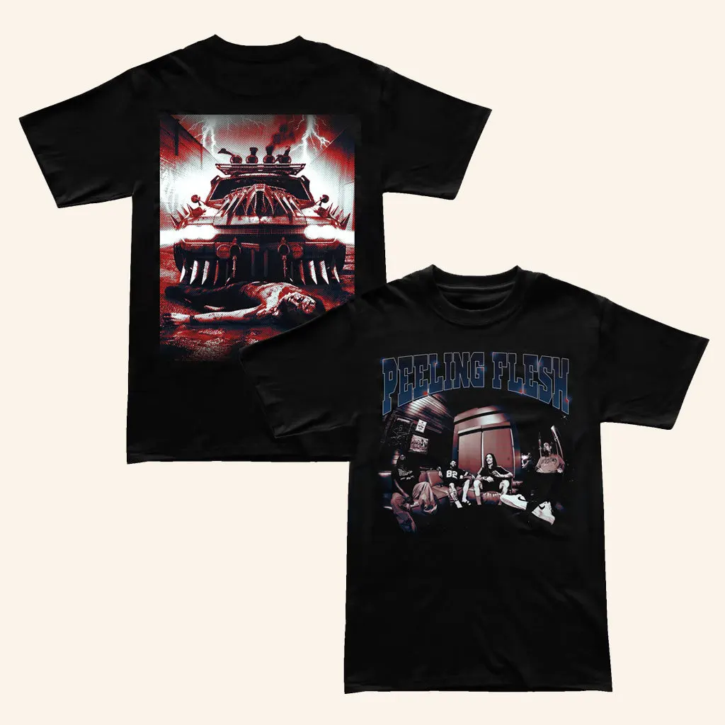Peeling Flesh Merch Peeling Flesh PF Radio 2 HipHop TShirt Unique Gifts For Music Lovers
