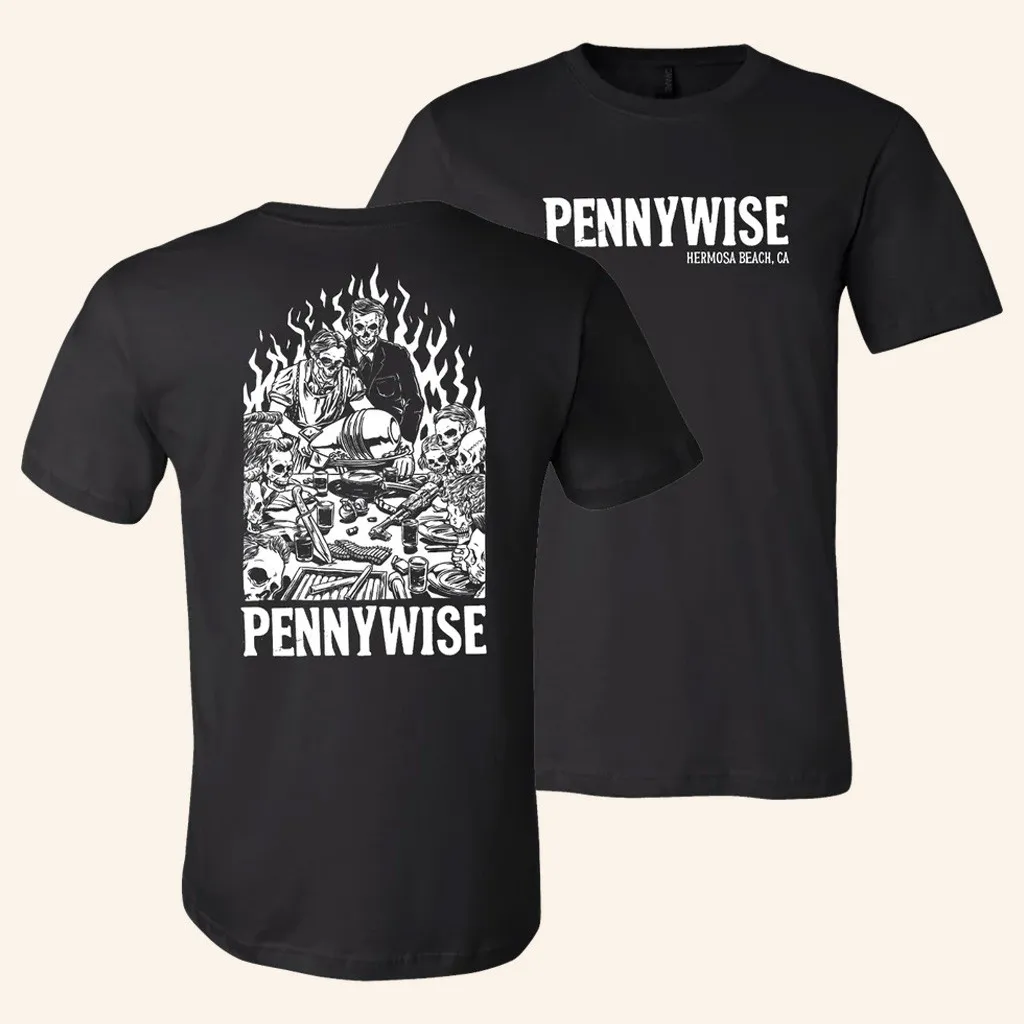 Pennywise Merch Dinner Time TShirt Music Related Gifts For Guys