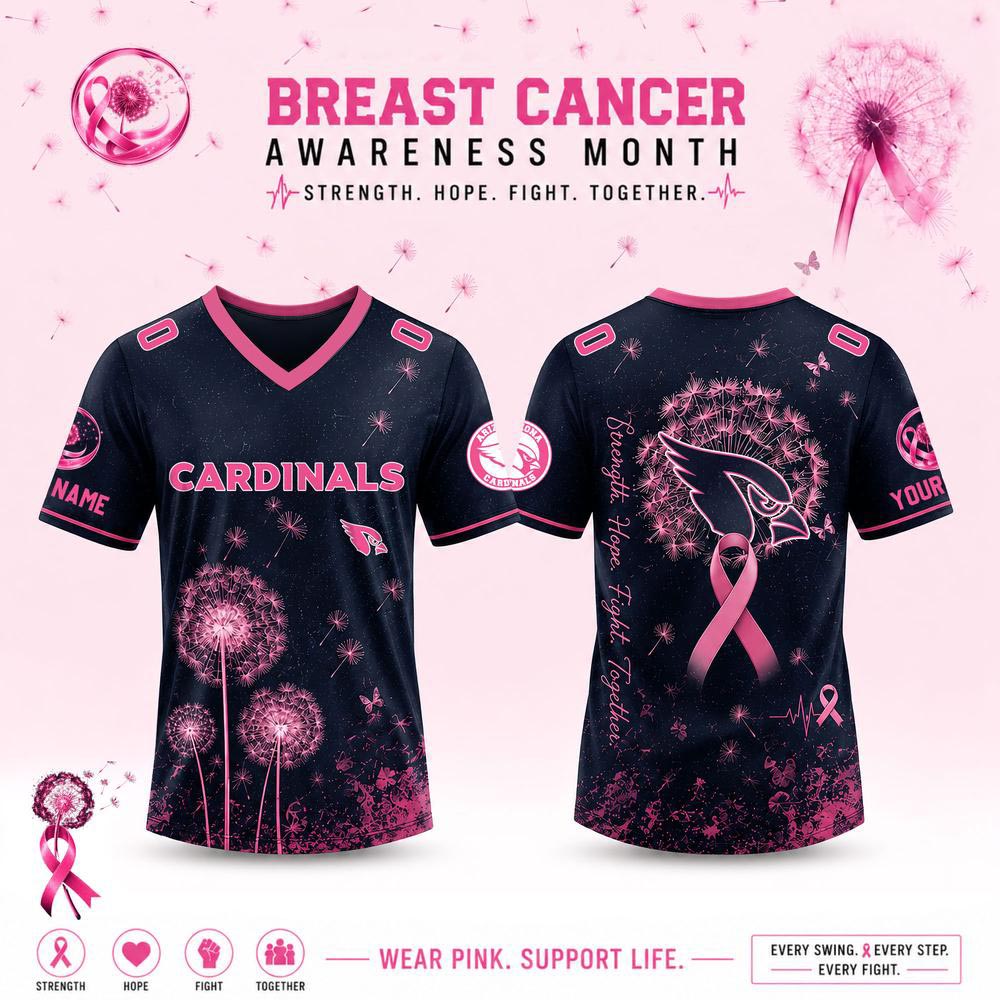 Personalized Dandelion Of Hope Football Jersey Breast Cancer Support Apparel 1 - Unicasport Personalized Dandelion Of Hope Football Jersey Breast Cancer Support Apparel