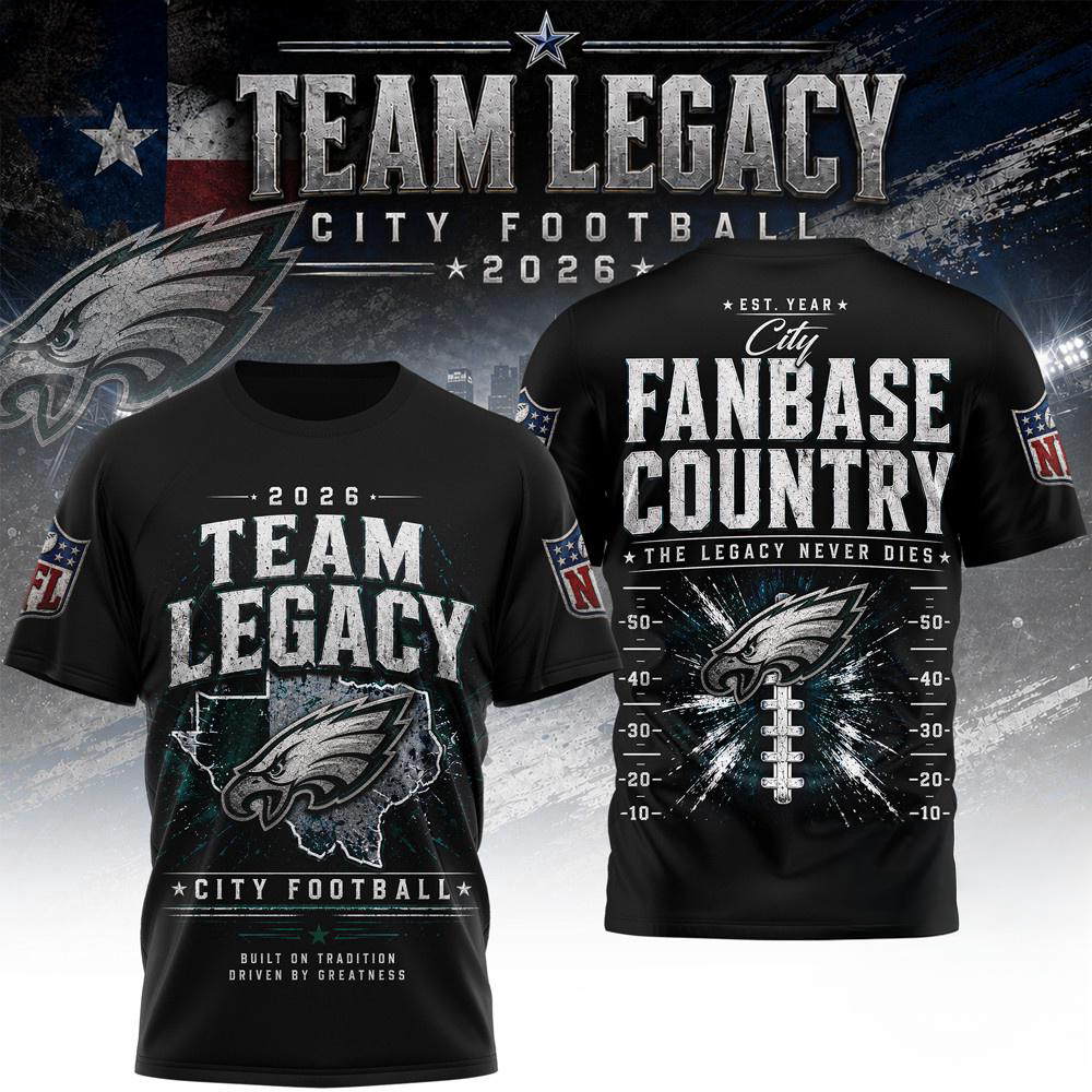 Philadelphia Eagles NFL Gridiron Dynasty Limited Edition 3D Fan Shirt