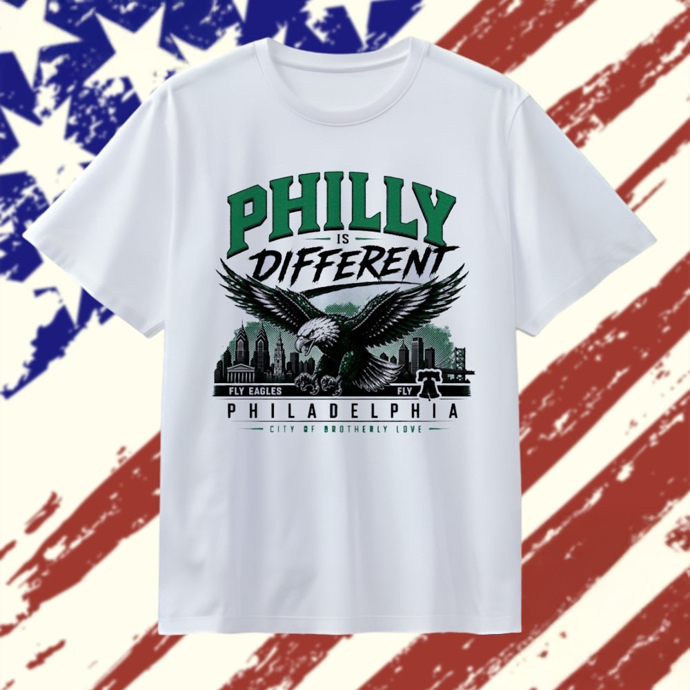 Philadelphia Eagles Philly Is Different City Of Brotherly Love T Shirt