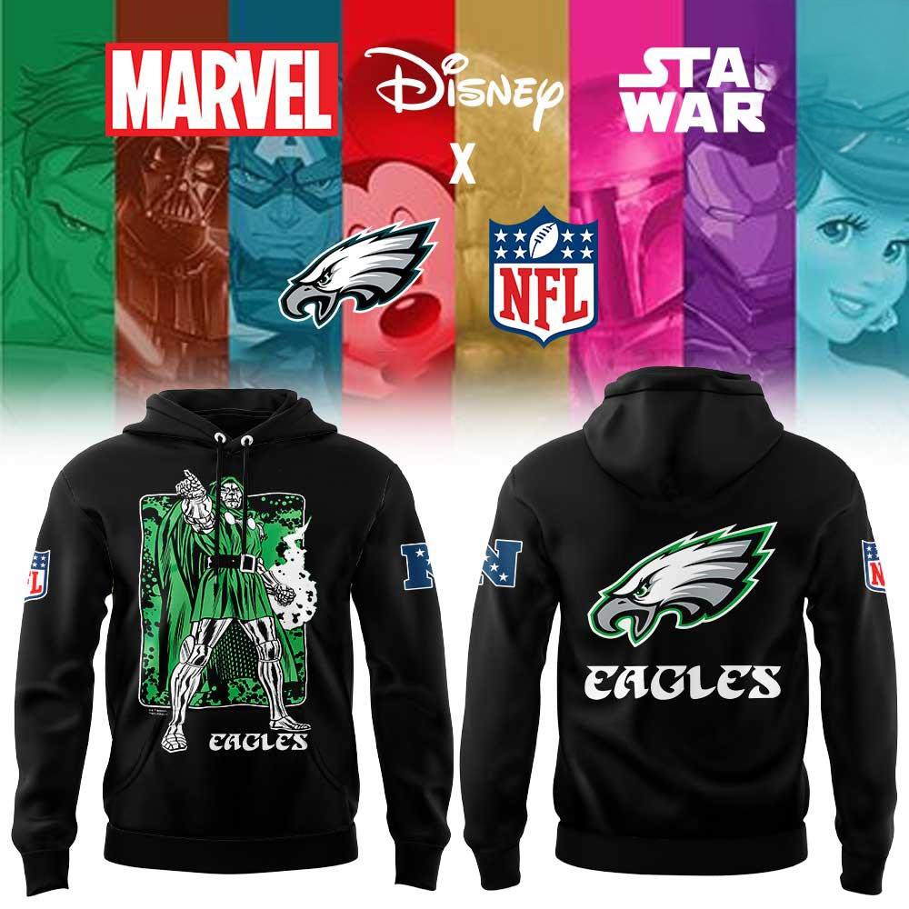 Philadelphia Eagles x Disney Characters Merchandise Collection Hoodie