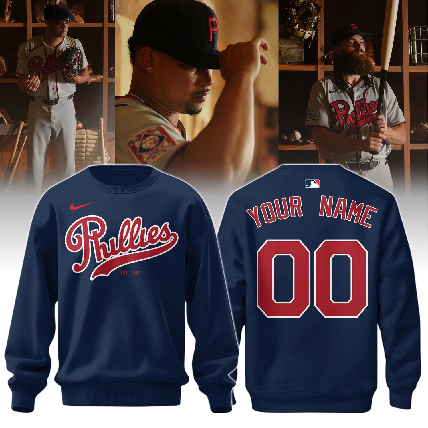 Philadelphia Phillies 2026 Field Of Dreams Stadium Limited Edition Crewneck Sweatshirt