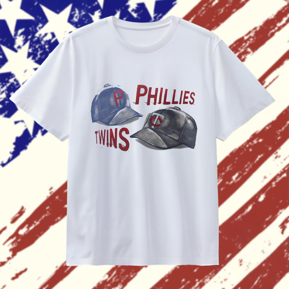 Philadelphia Phillies And Minnesota Twins Baseball Graphic T Shirt