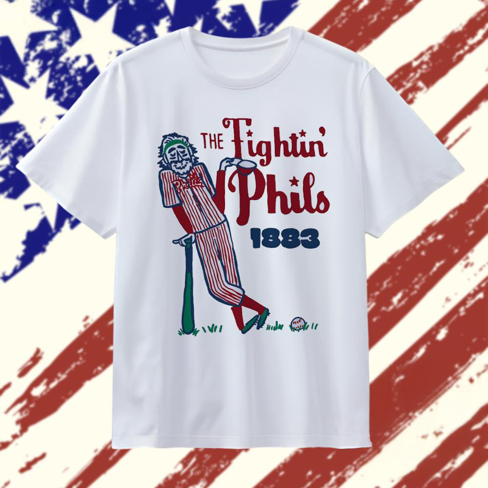Philadelphia Phillies Fightin Phils 1883 Retro Baseball T Shirt