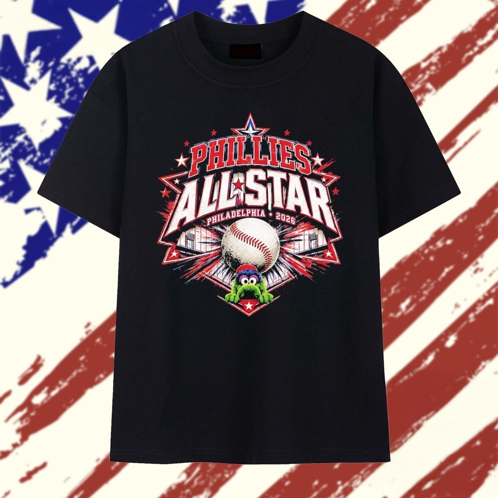 Phillies All Star Philadelphia 2026 Mascot Graphic T Shirt