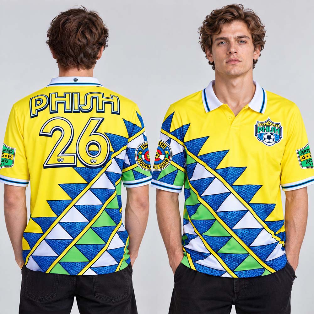 Phish Dry Goods Commerce City Colorado 2026 Merch September 4 5 6 Yellow Futbol Jersey Festival Fanwear 1 - Unicasport Phish Dry Goods Commerce City Colorado 2026 Merch September 4 5 6 Yellow Futbol Jersey Festival Fanwear