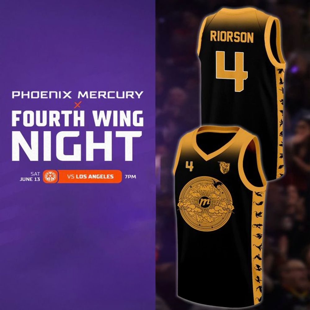 Phoenix Mercury Fourth Wing Night 2026 Special Basketball Jersey