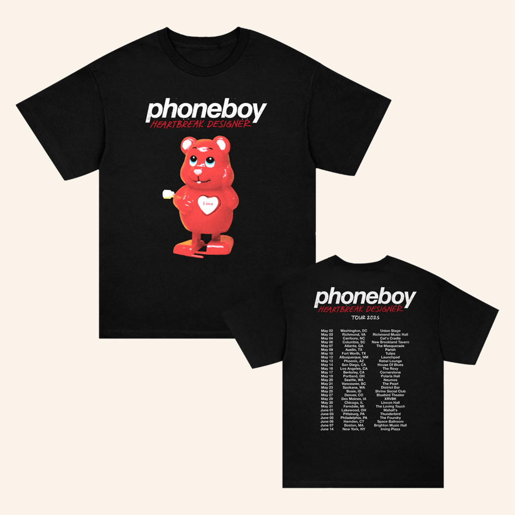 Phoneboy Merch 2025 Tour TShirt Black Gifts For Besties