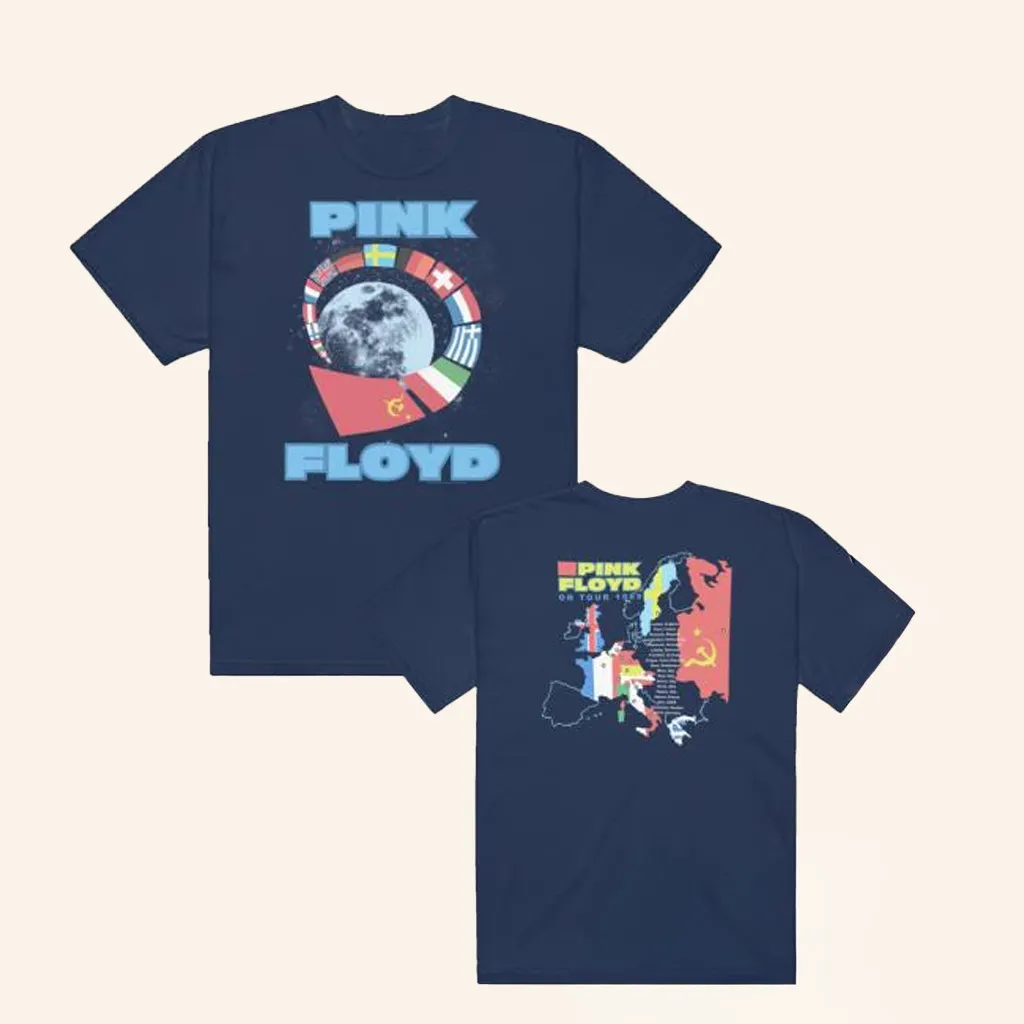 Pink Floyd Merch On Tour 1989 TShirt Christmas Gifts For Rock Fans