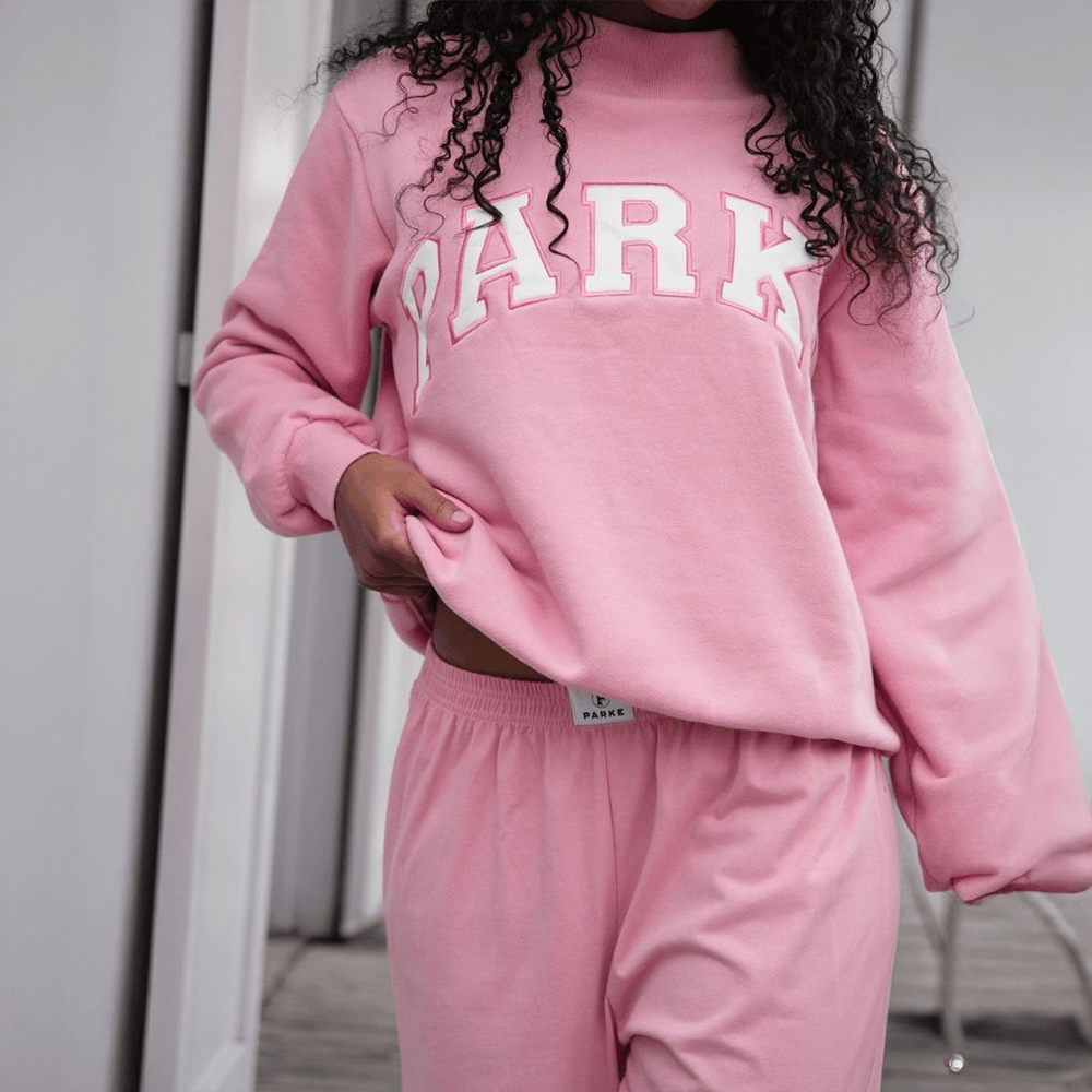 Pink Parke Sweatshirt Parke Summer Drop Good Gifts For Wife