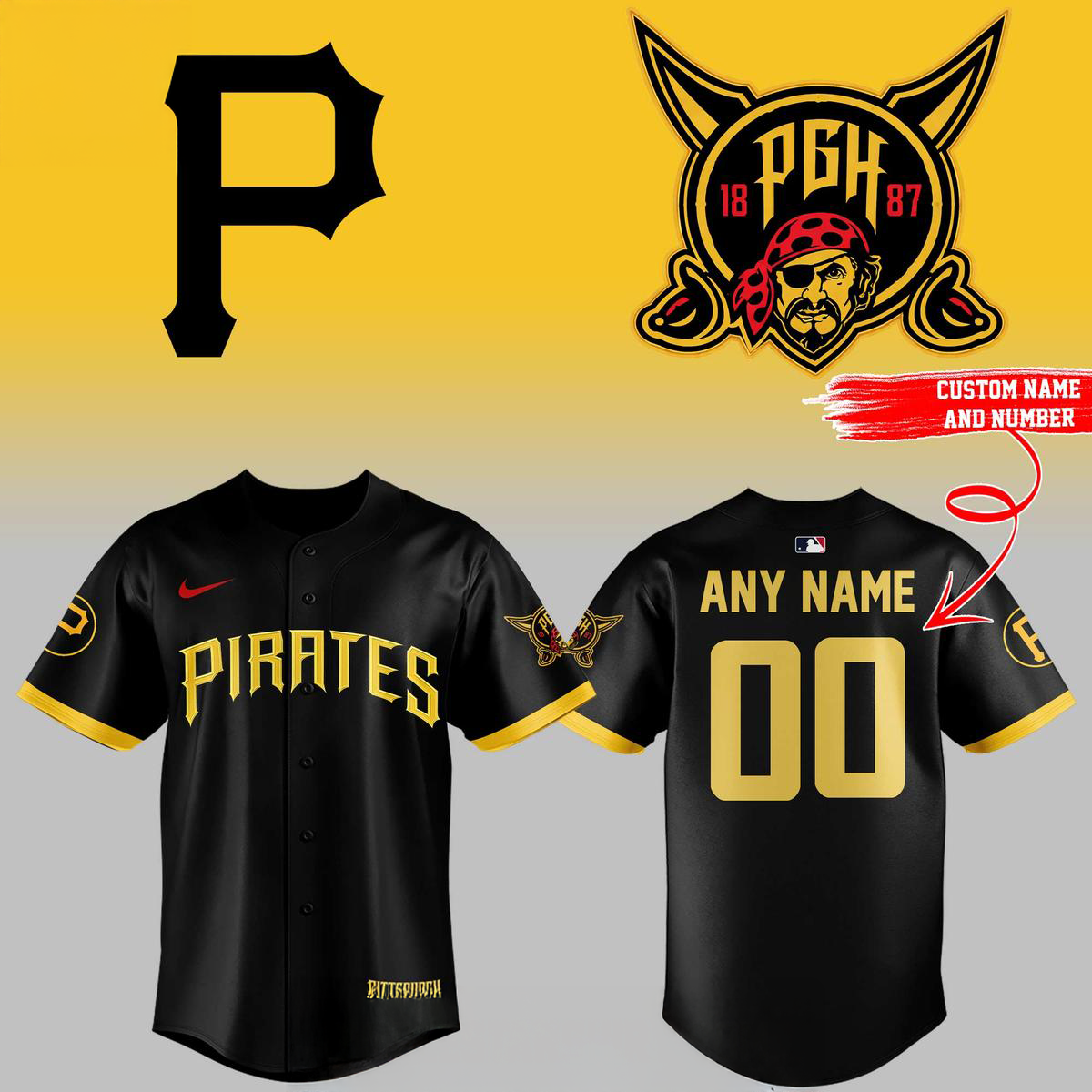 Pittsburgh Pirates New City Connect Jersey