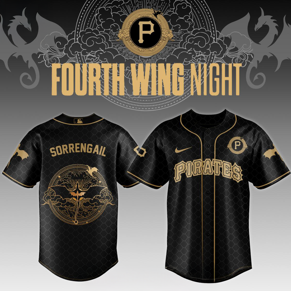 Pittsburgh Pirates x Fourth Wing 2026 Jersey