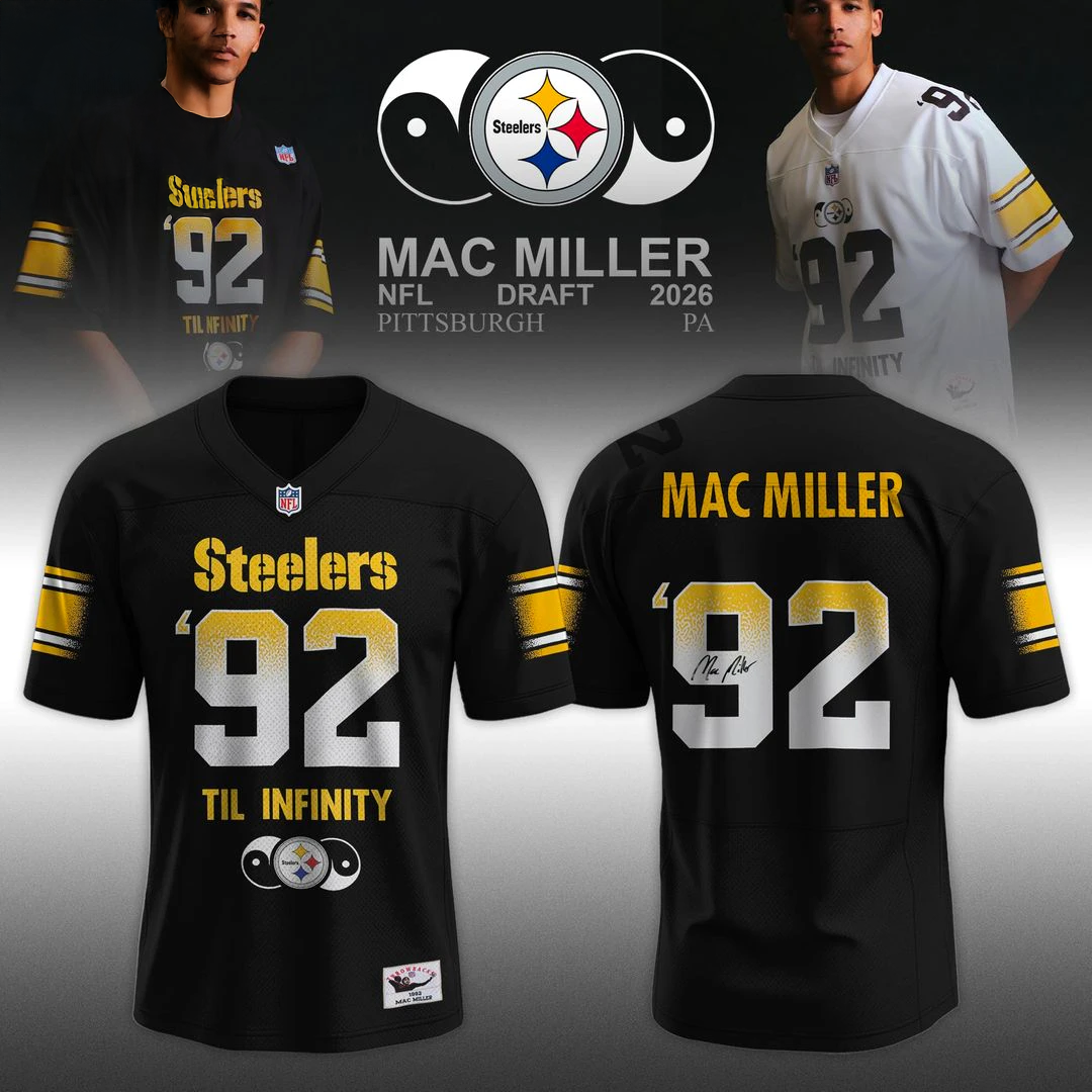 Pittsburgh Steelers x Mac Miller 2026 Special Edition Football Jersey