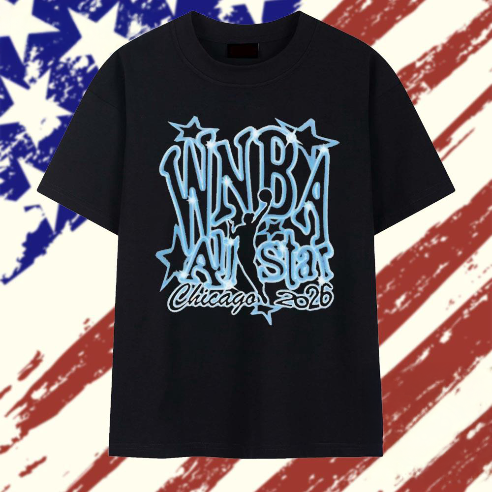 Playa Society WNBA 2026 All Star Game Chicago Graphic T Shirt