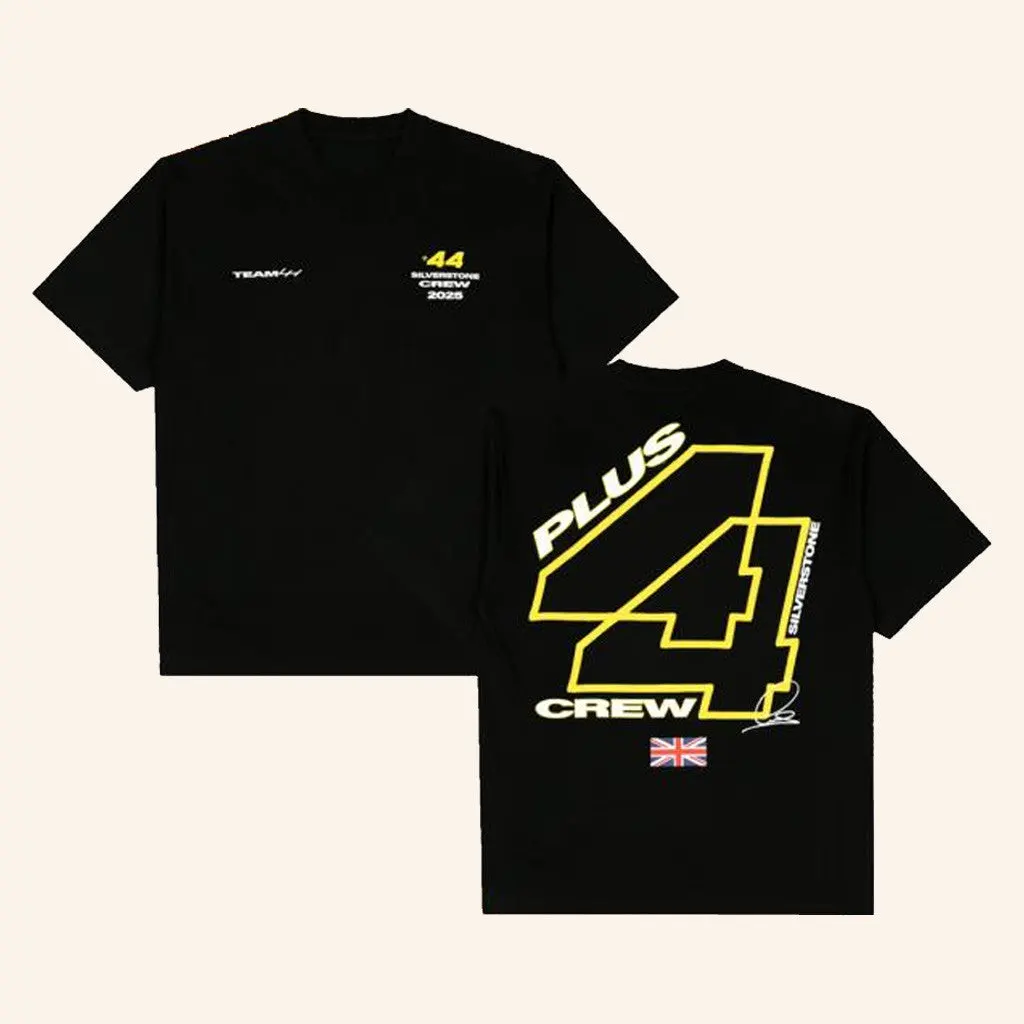 Plus44 World Merch Plus44 Silverstone Crew 2025 TShirt Gifts For Dad