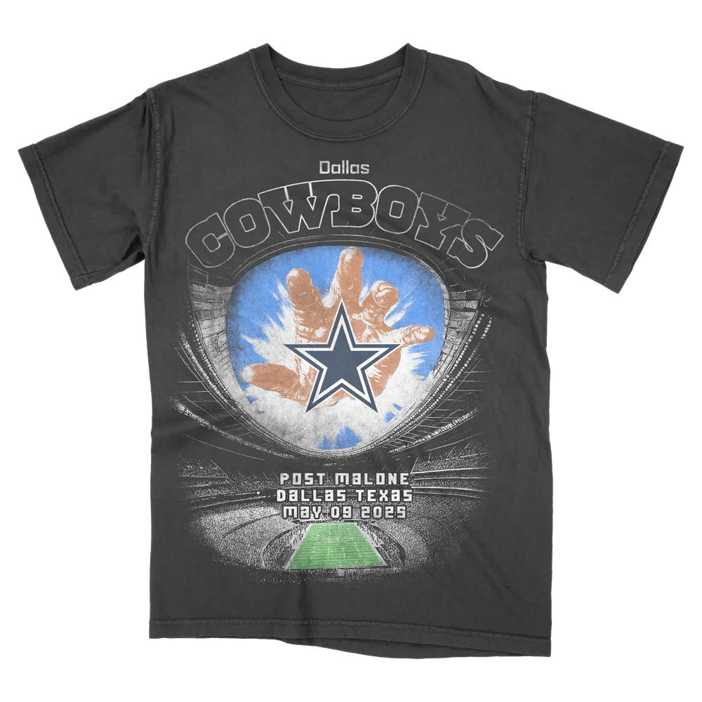 Post Malone Tour Merch 2025 Post Malone X Dallas Cowboys TShirt Fathers Day Presents