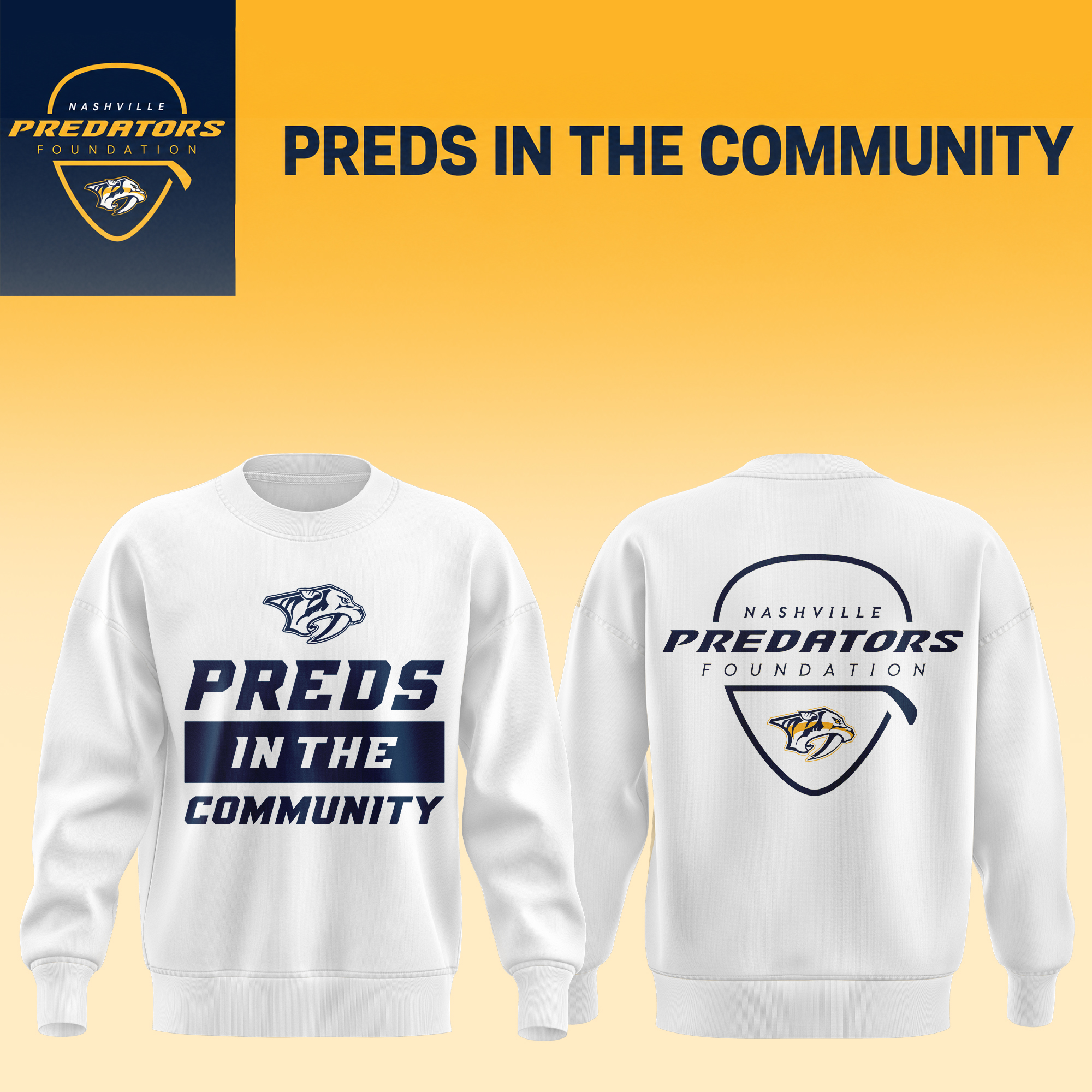 Preds In The Community Foundation Graphic Sweatshirt Collector Edition
