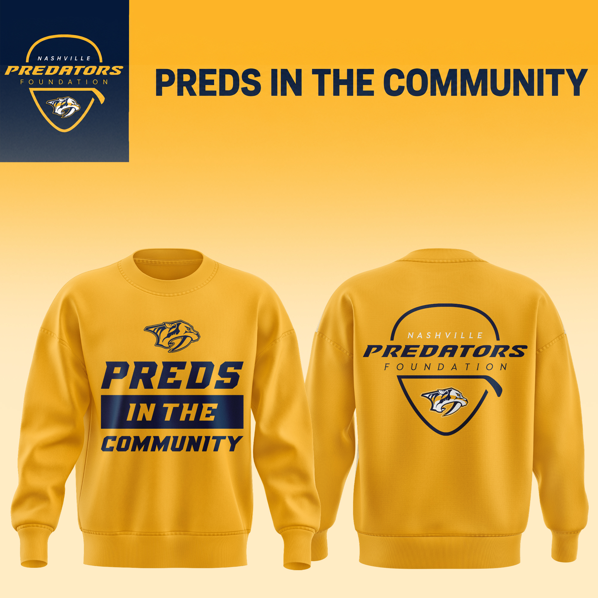 Preds In The Community Foundation Graphic Sweatshirt Premium Edition