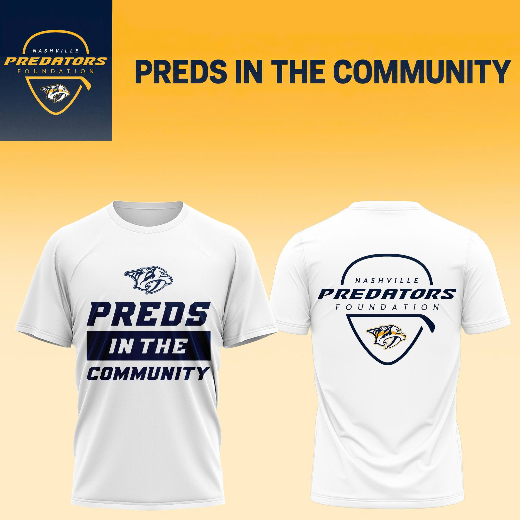 Preds In The Community Foundation Graphic T Shirt Classic Edition