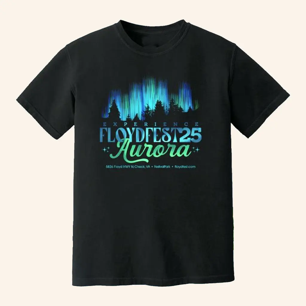Press Press Merch Floydfest 25 Experience Aurora TShirt Husband Gifts
