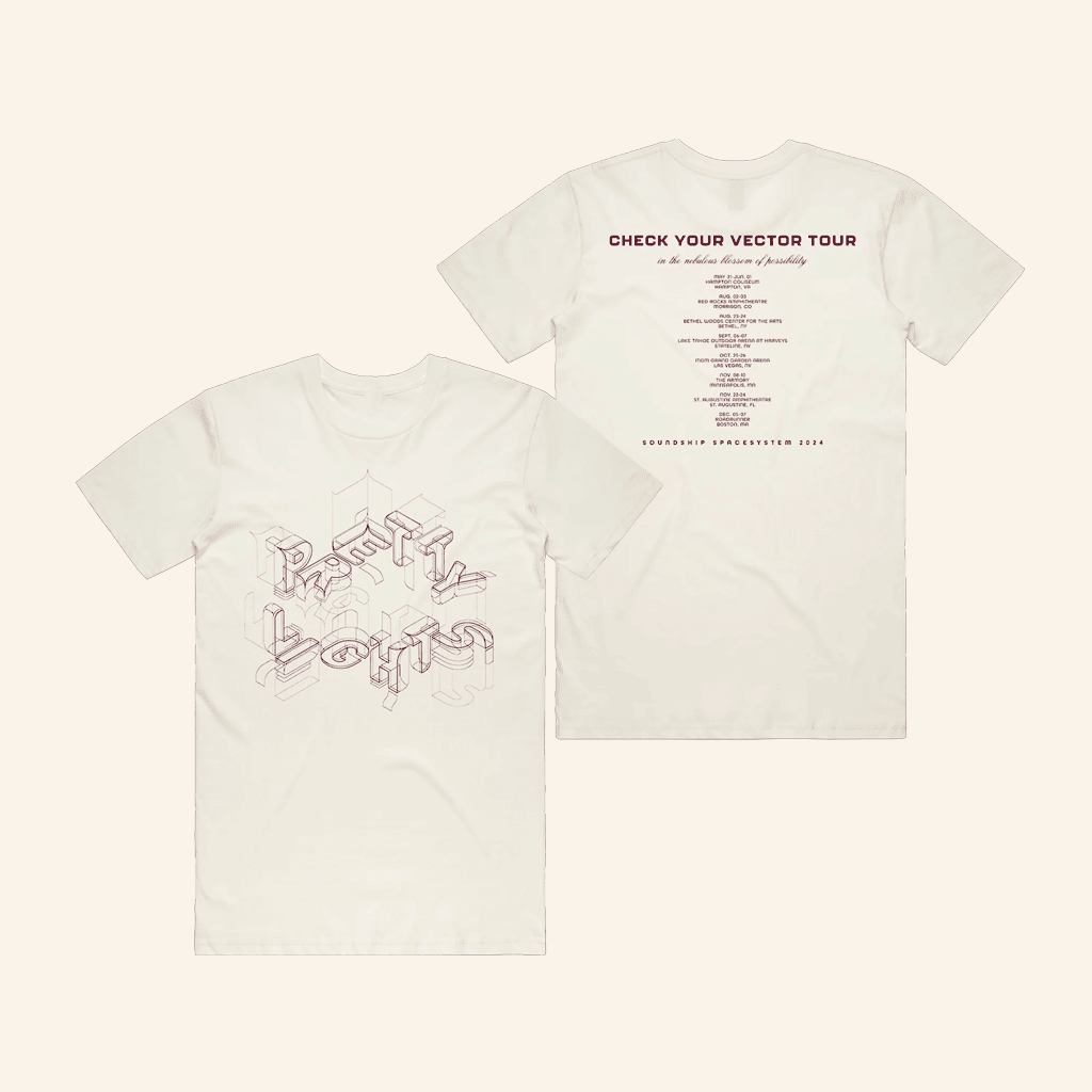 Pretty Lights Music Merch Check Your Vector Tour White TShirt Gifts For Her