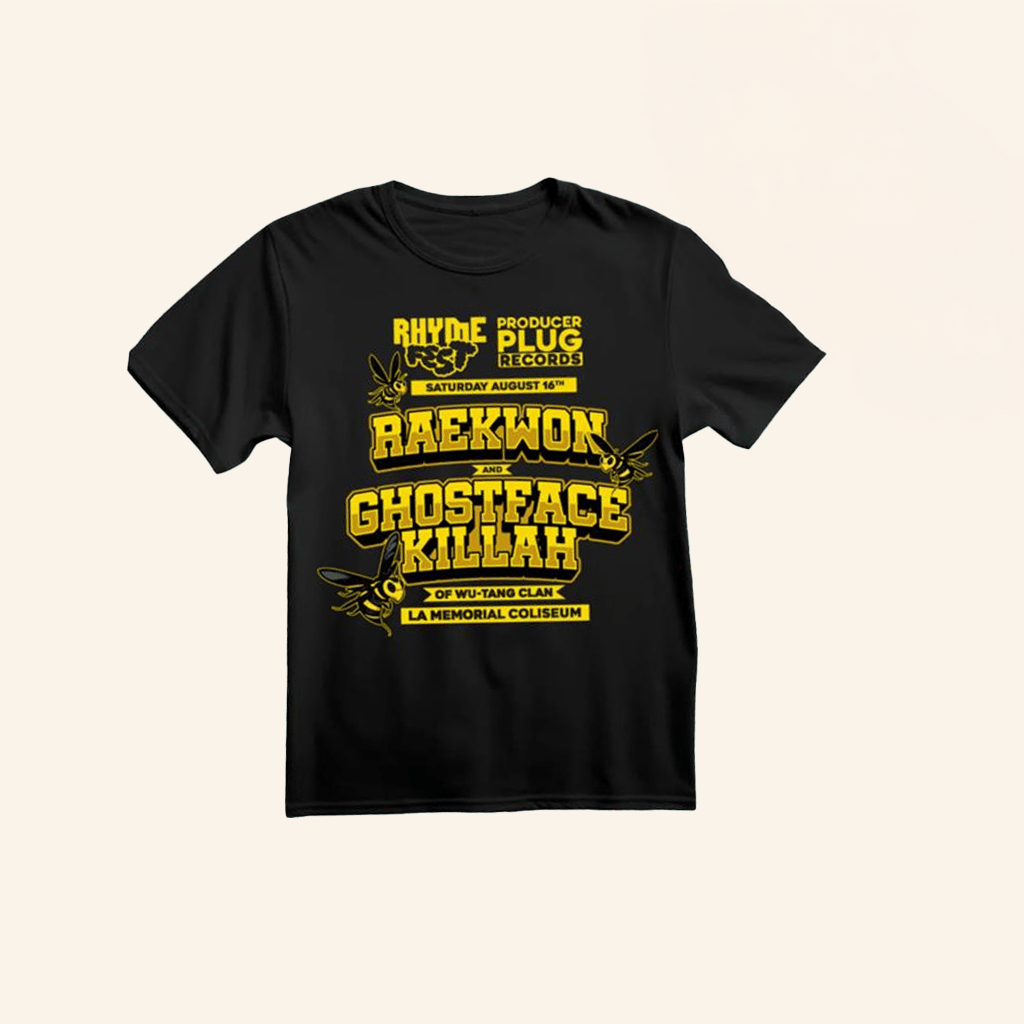 Producerpluguni Merch Raekwon X Ghostface Killah Rhyme Fest 2025 TShirt
