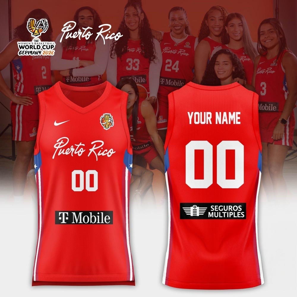 Puerto Rico Basketball 2026 FIBA Womens World Cup Limited Edition Jersey 1 - Unicasport Puerto Rico Basketball 2026 FIBA Womens World Cup Limited Edition Jersey