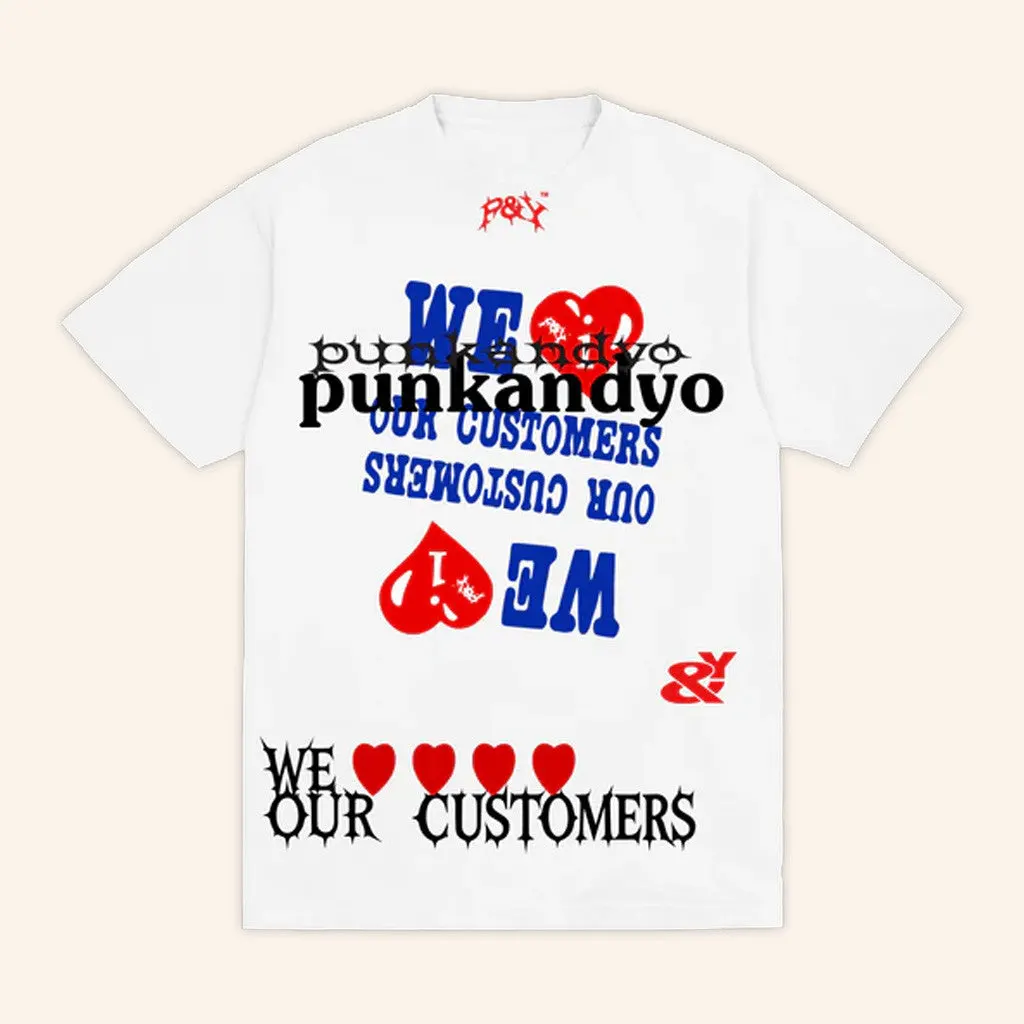 Punkandyo Merch We Love Client TShirt Gifts For Dudes