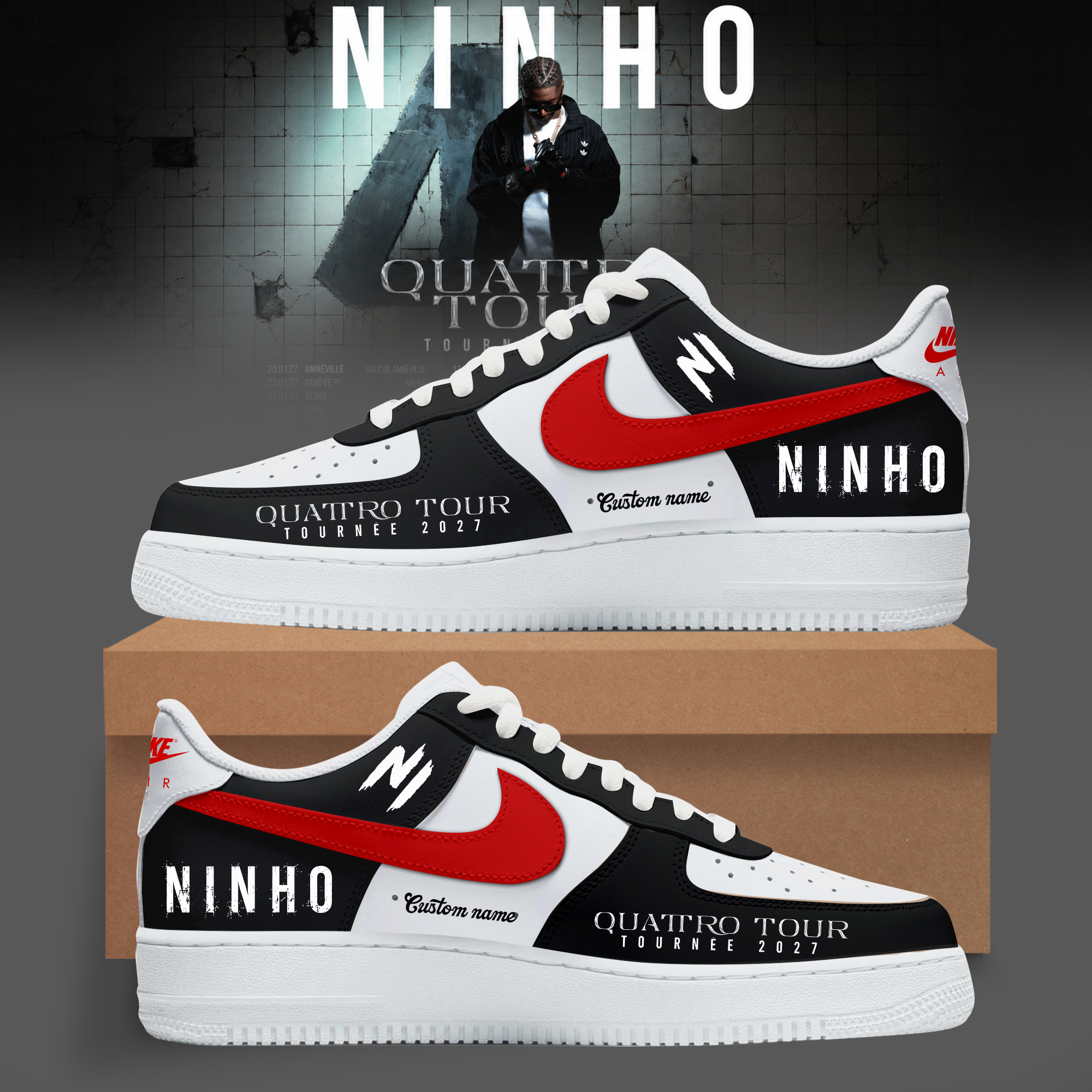 QUATTRO Tour 2027 Premium Signature Fan Sneakers Collection