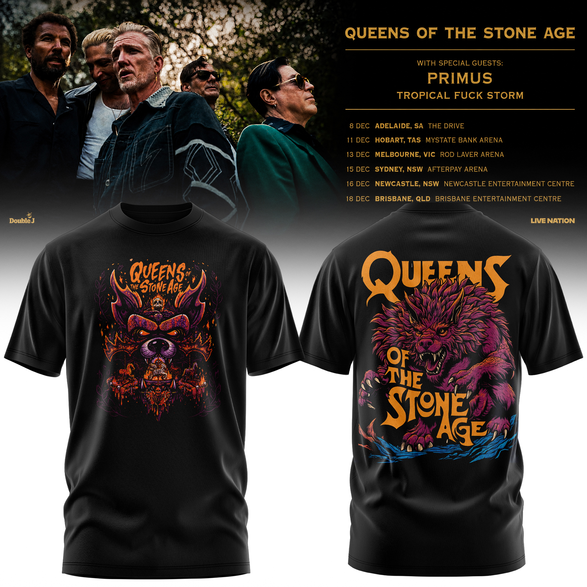 Queens Of The Stone Age 26 Tour Collector Edition Graphic T Shirt