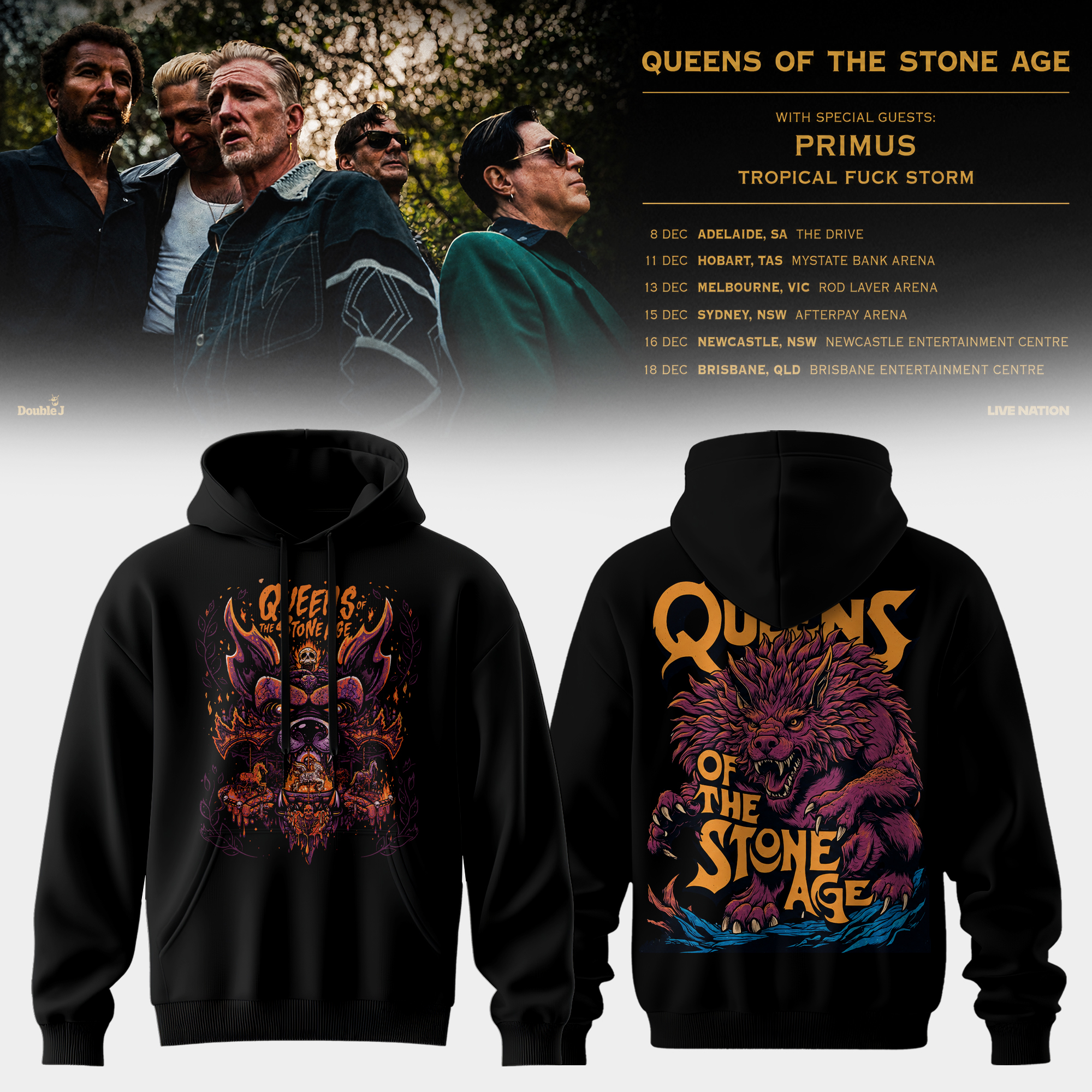 Queens Of The Stone Age 26 Tour Collector Edition Hoodie