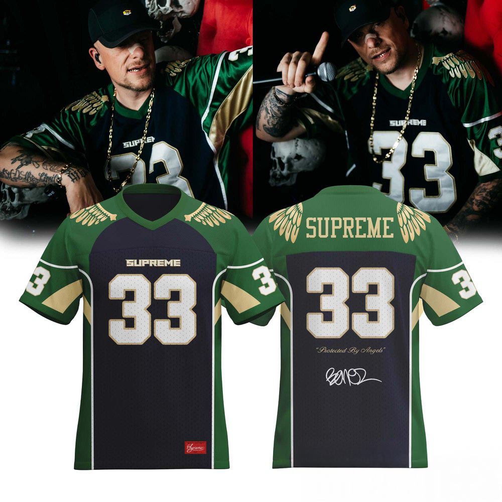 RAF Camora Bonez MC Limited Supreme Signed Jersey Hip Hop Music Fan Apparel 1 - Unicasport RAF Camora Bonez MC Limited Supreme Signed Jersey Hip Hop Music Fan Apparel