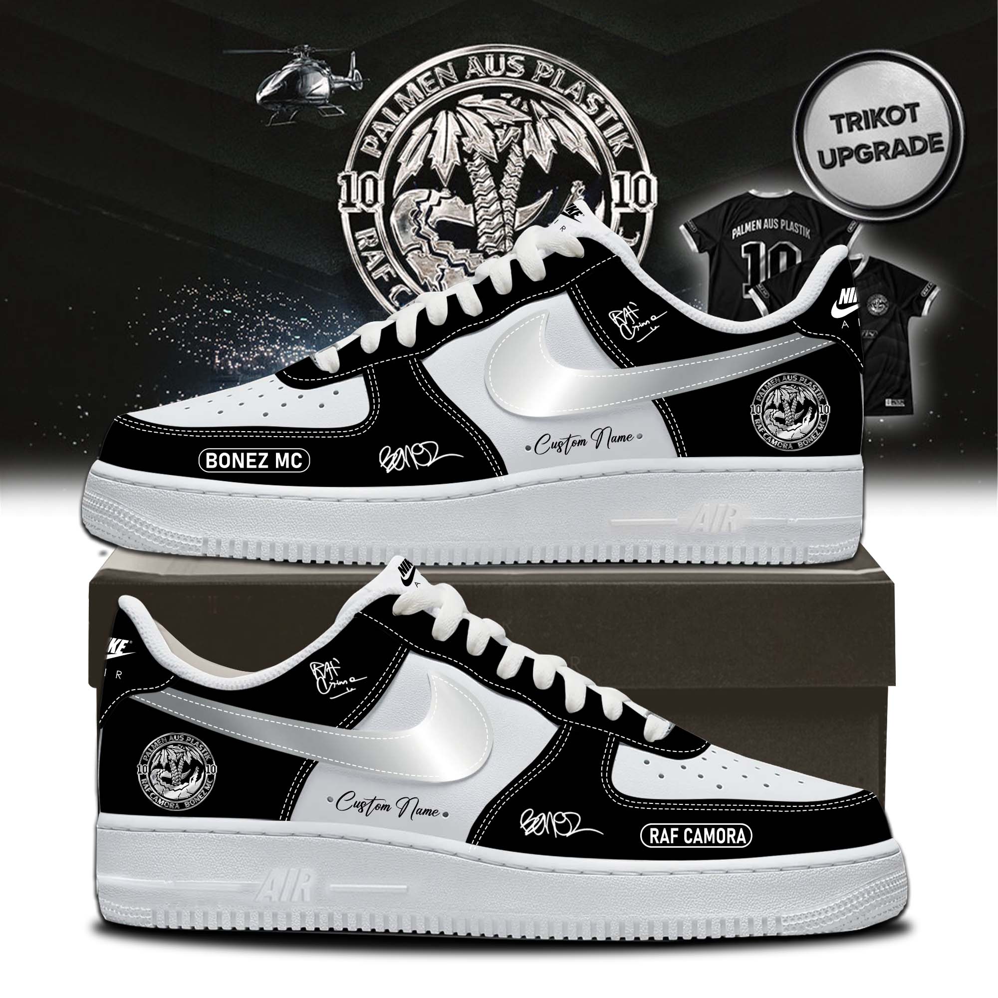 RAF Camora and Bonez MC 10 Jahre Palmen Aus Plastik Tour Collector Lifestyle Shoes