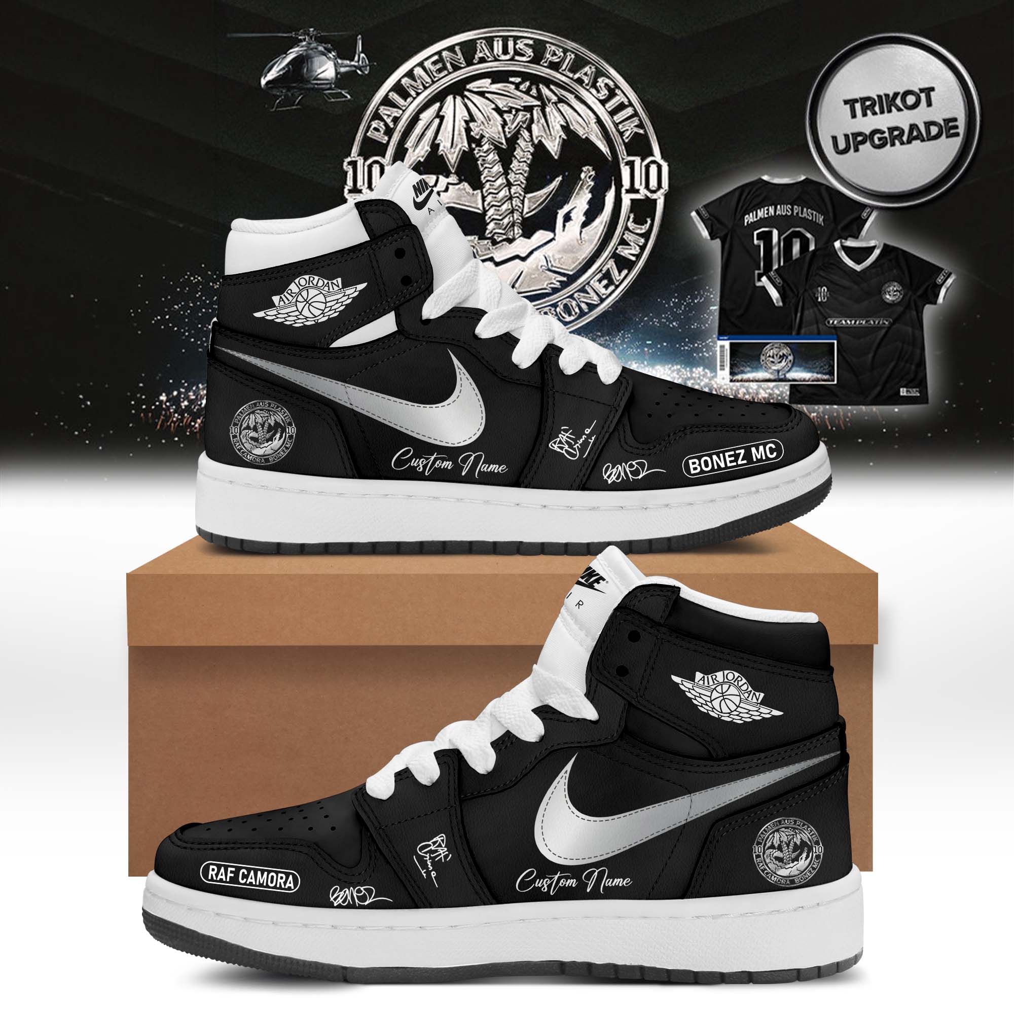 RAF Camora and Bonez MC 10 Jahre Palmen Aus Plastik Tour Signature Music Sneakers
