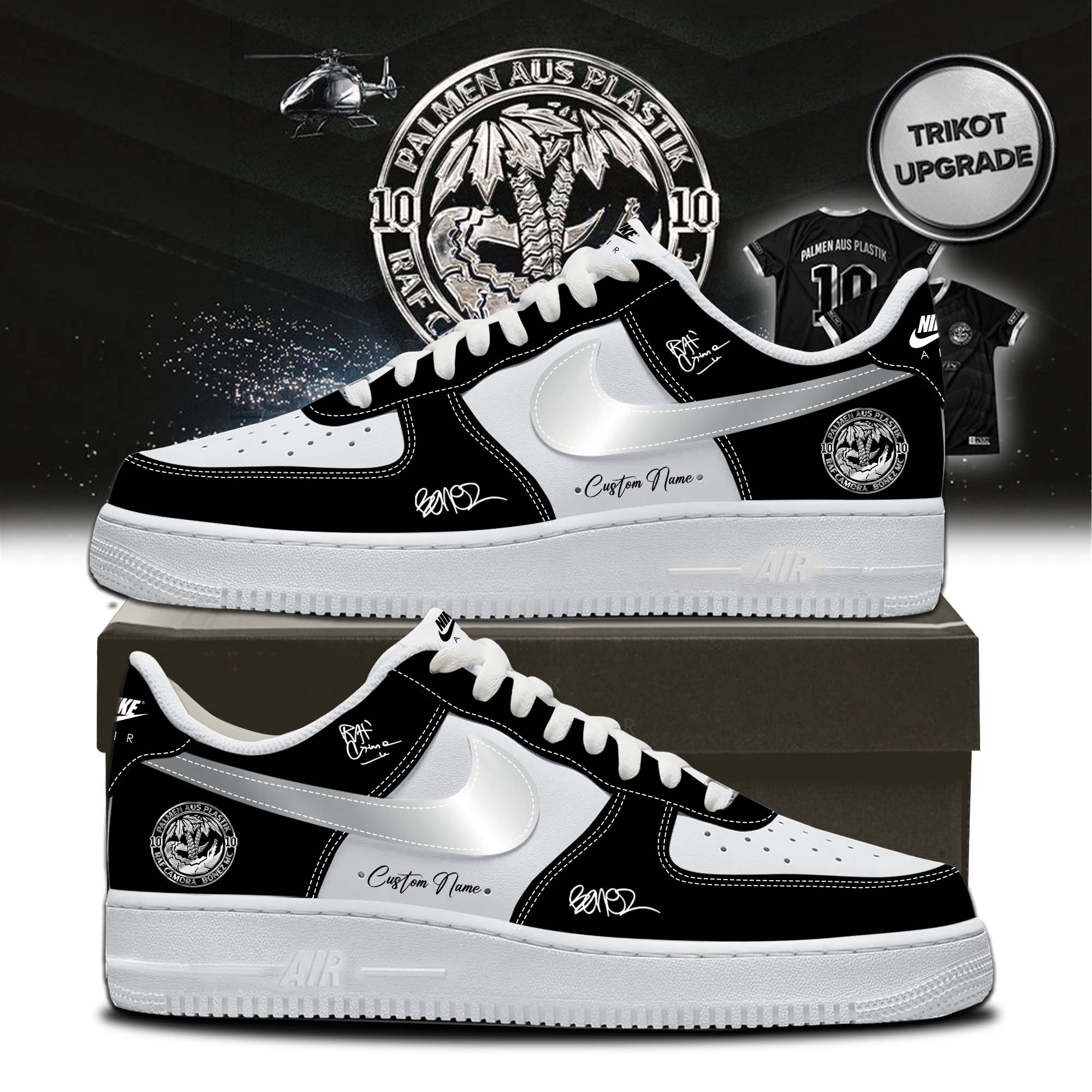 RAF Camora and Bonez MC 10 Jahre Palmen Aus Plastik Tour Streetwear Collector Sneakers