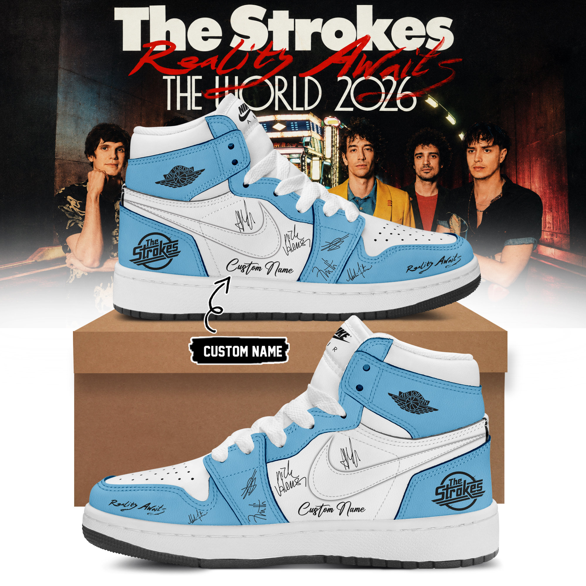 RAF Camora and Bonez MC 10 Jahre Palmen Aus Plastik Tour World Tour Exclusive Fan Sneakers