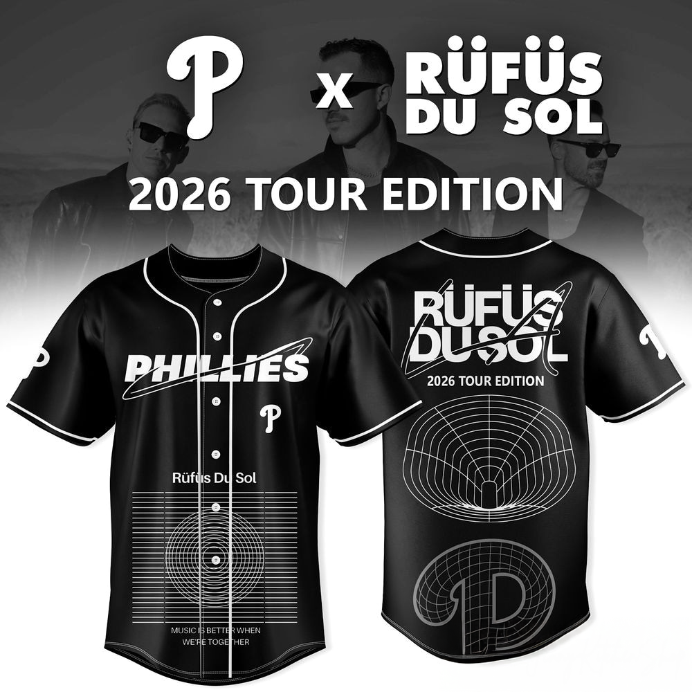RUFUS DU SOL x Philadelphia Phillies 2026 Tour Baseball Jersey