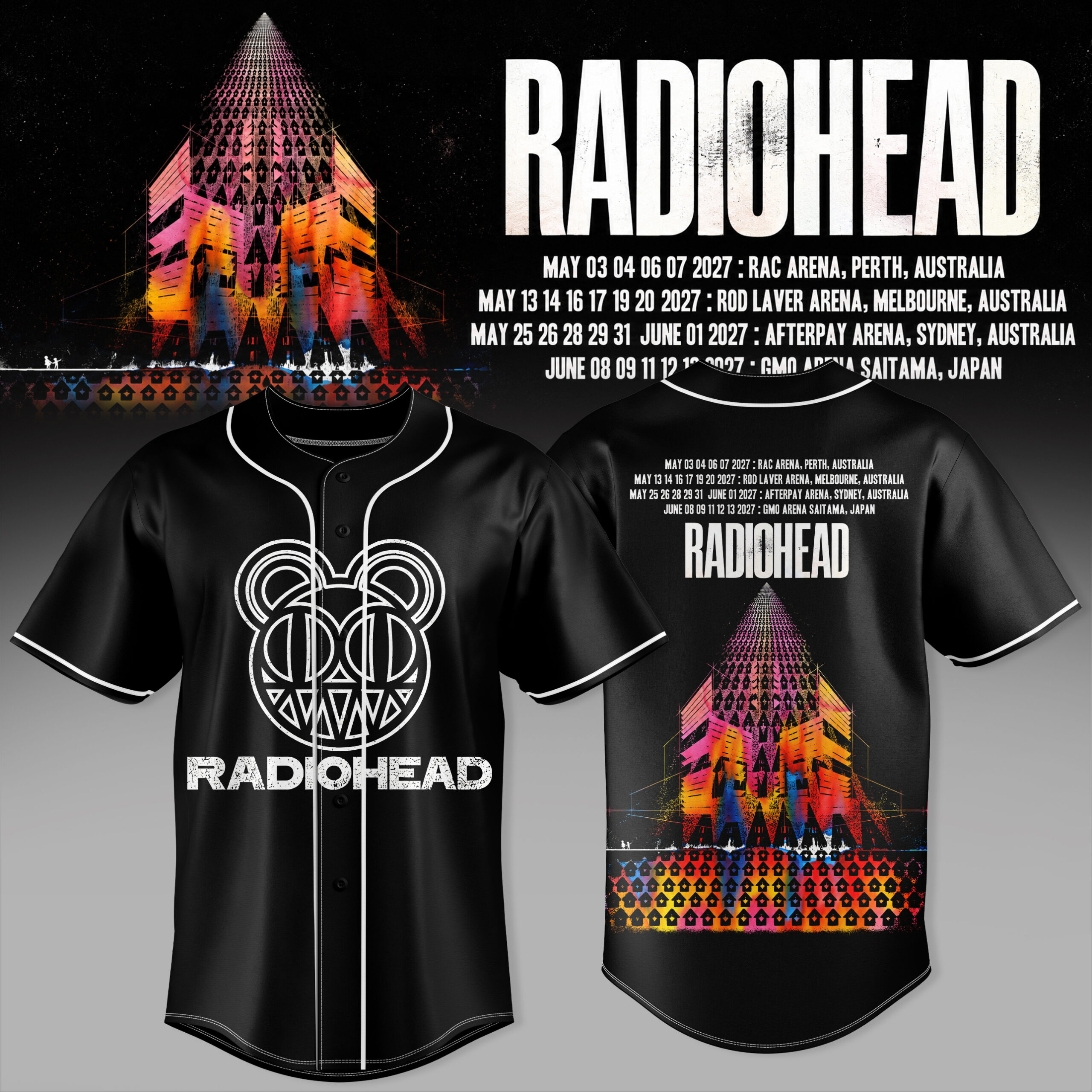 Radiohead 2027 Tour Graphic Jersey Alternative Rock Concert Fan Wear 1 - Unicasport Radiohead 2027 Tour Graphic Jersey Alternative Rock Concert Fan Wear