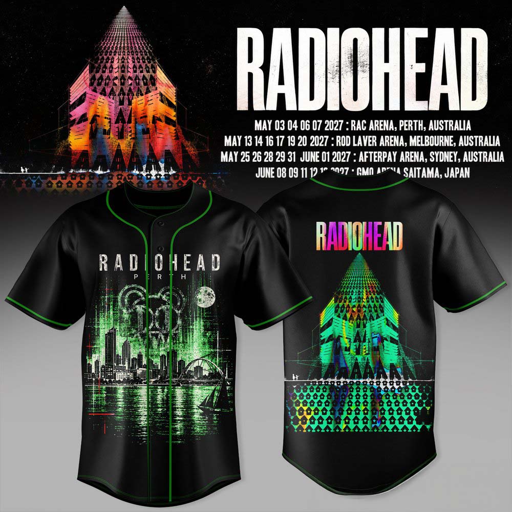 Radiohead 2027 Tour Special Baseball Jersey Alternative Music Fan Apparel 1 - Unicasport Radiohead 2027 Tour Special Baseball Jersey Alternative Music Fan Apparel