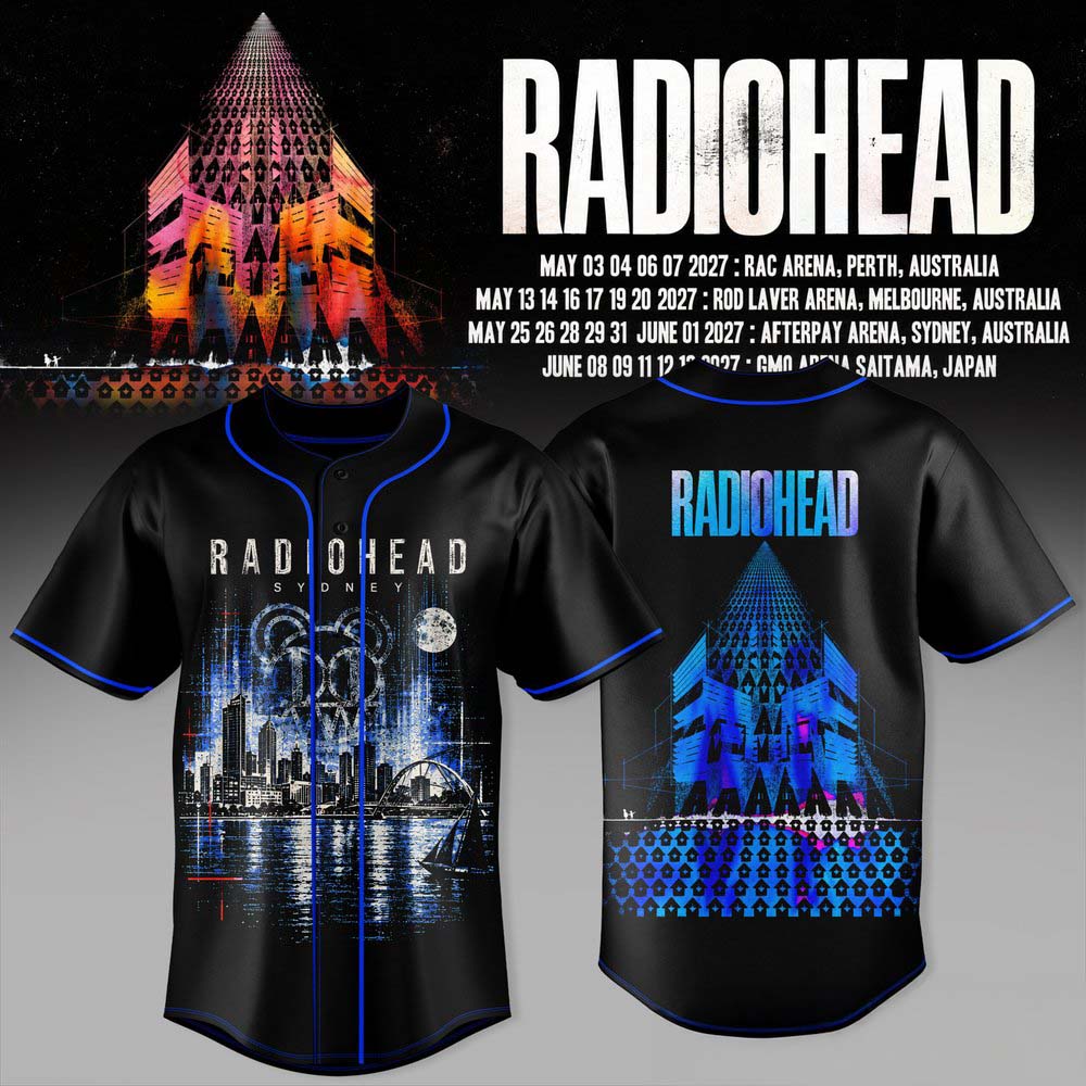 Radiohead 2027 Tour Special Baseball Jersey Graphic Rock Concert Wear 2 - Unicasport Radiohead 2027 Tour Special Baseball Jersey Graphic Rock Concert Wear