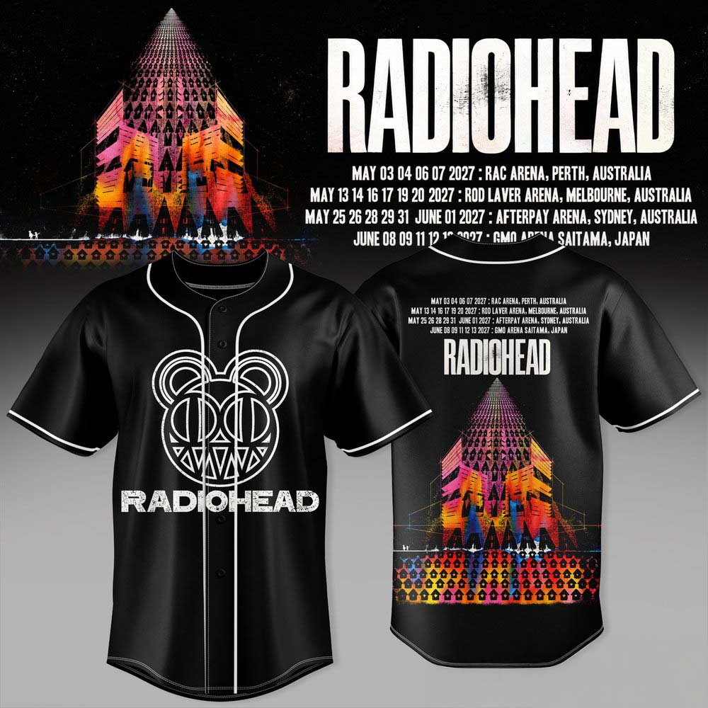 Radiohead 2027 Tour Special Baseball Jersey Limited Graphic Fan Merchandise 1 - Unicasport Radiohead 2027 Tour Special Baseball Jersey Limited Graphic Fan Merchandise