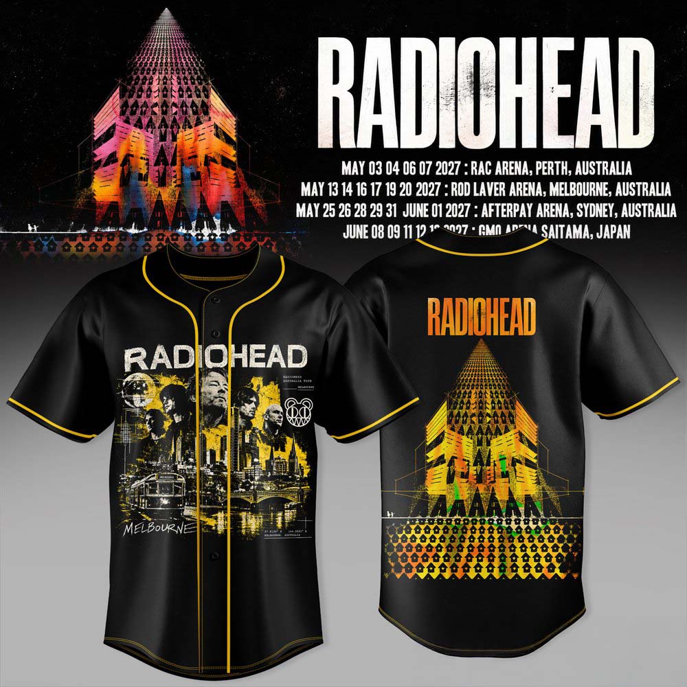 Radiohead 2027 Tour Special Baseball Jersey Rock Band Concert Fan Wear 1 - Unicasport Radiohead 2027 Tour Special Baseball Jersey Rock Band Concert Fan Wear