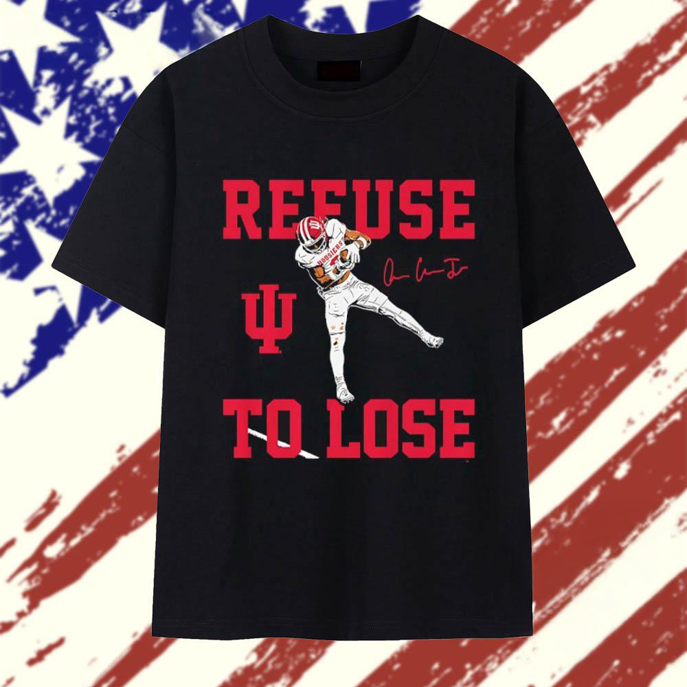 Refuse to lose Indiana Hoosiers Football Omar Cooper Jr signature T Shirt