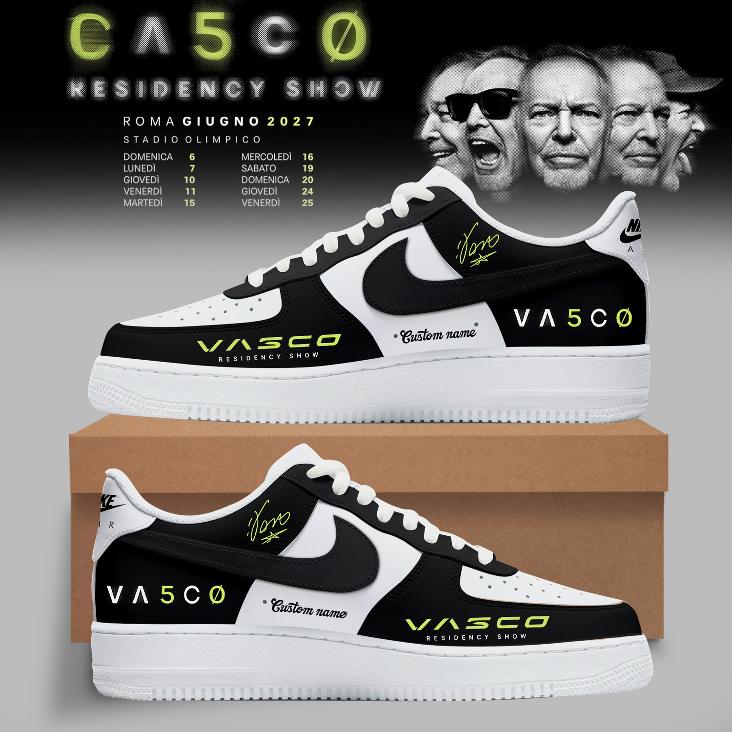 Residency Show 2027 Limited Edition Air Force 1 Sneakers Premium Edition