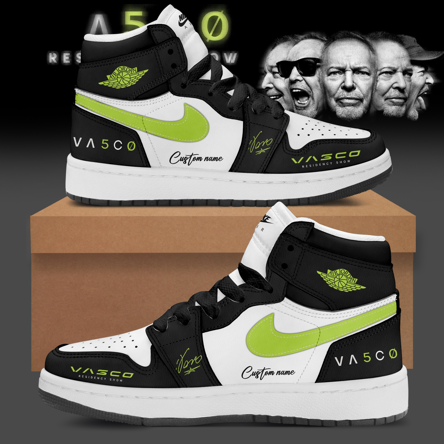 Residency Show 2027 Limited Edition Air Jordan 1 Sneakers Premium Edition