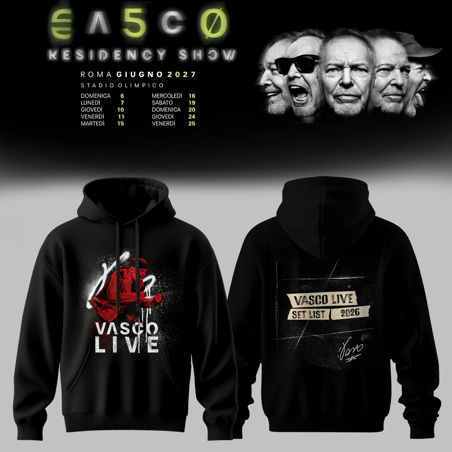 Residency Show 2027 Limited Edition Exclusive Fan Hoodie