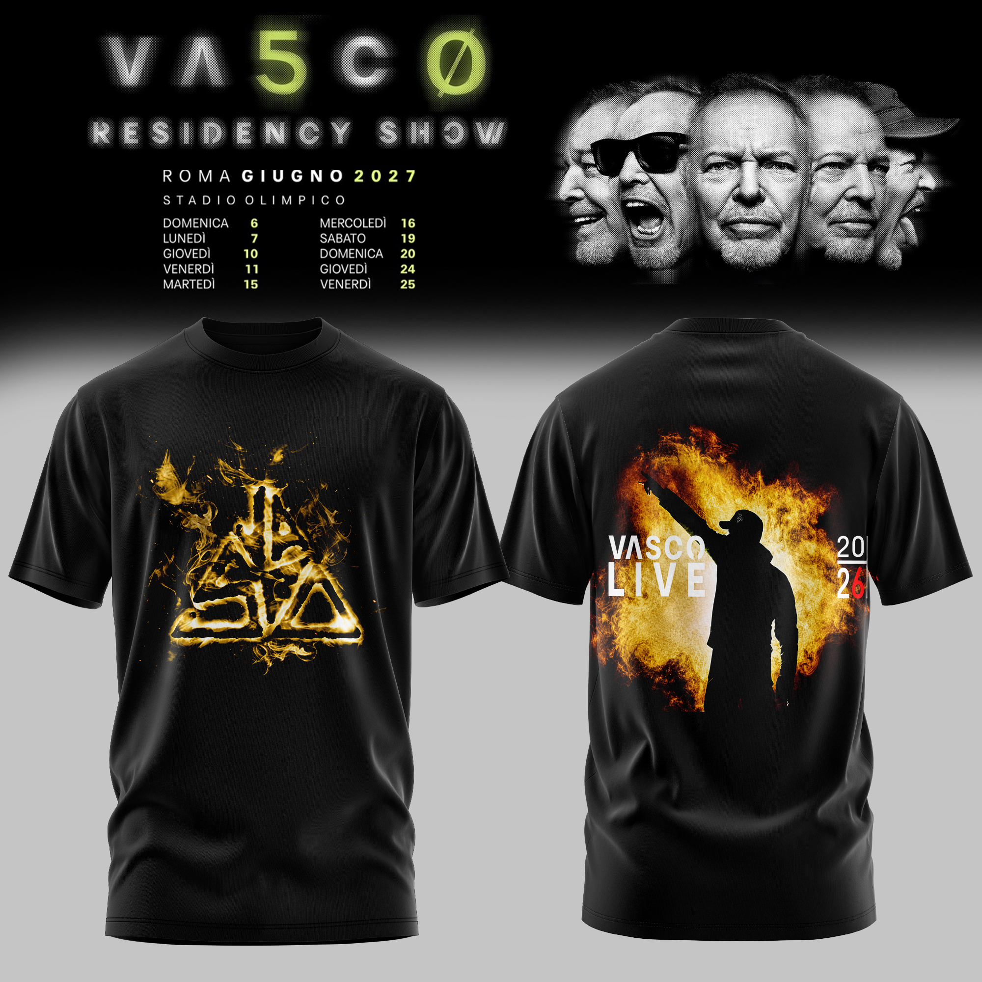 Residency Show 2027 Premium Concert Graphic Tee