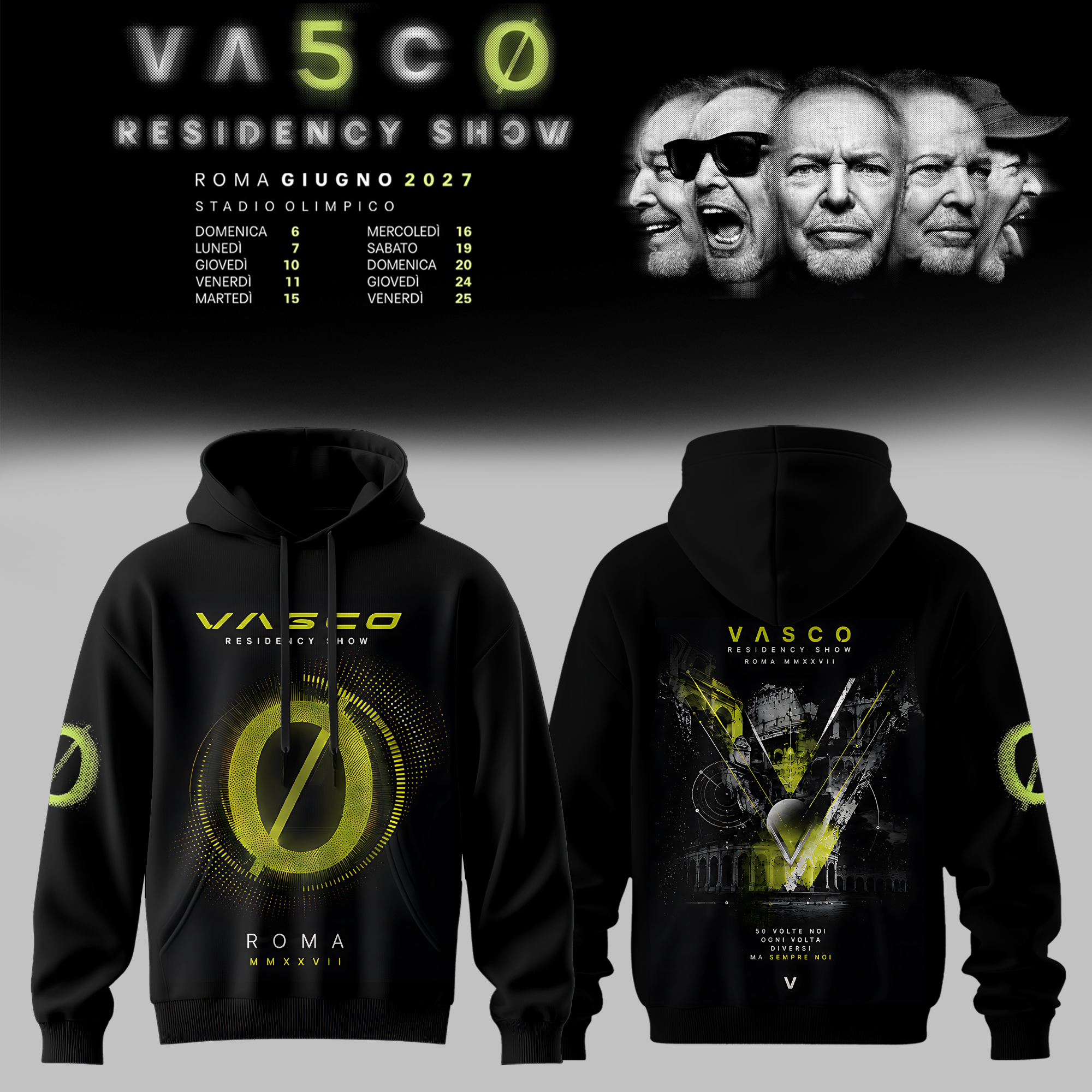 Residency Show 2027 Vintage Tour Hoodie